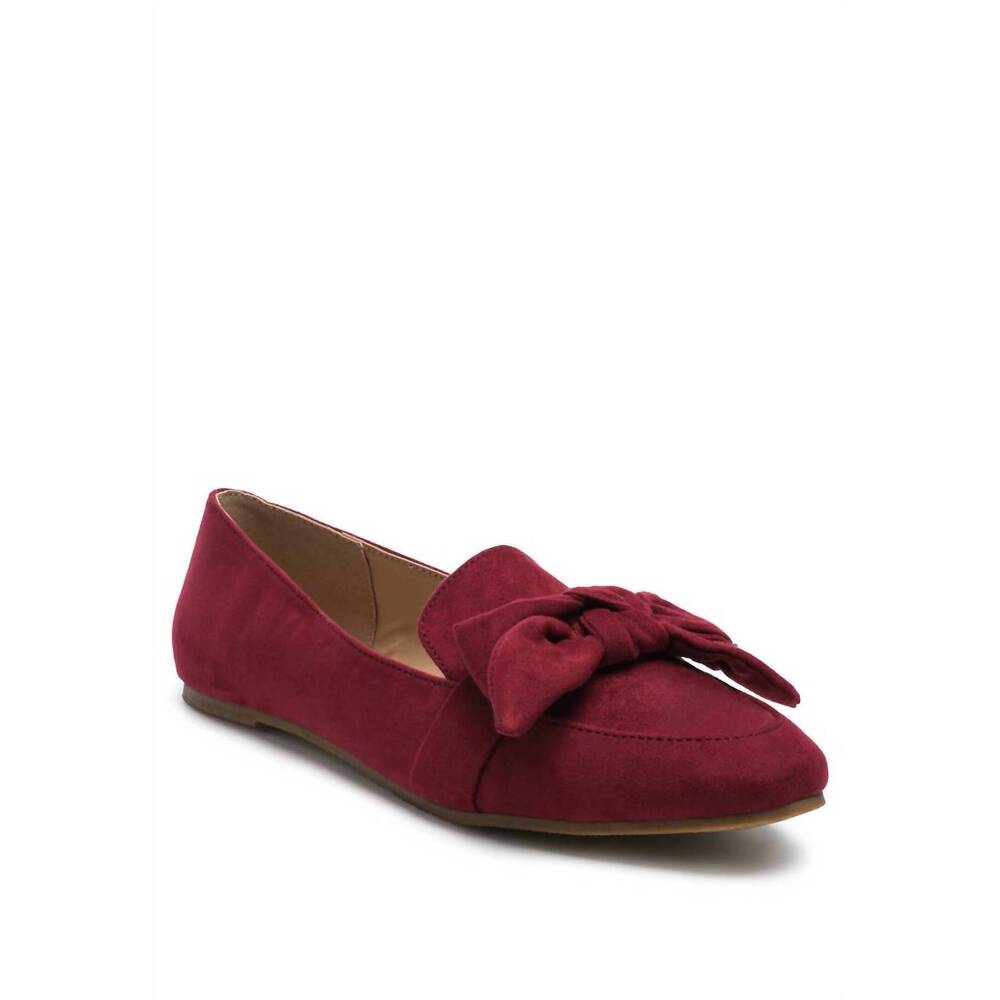 NEW RAG COMPANY women's pecan pie loafer in dark red